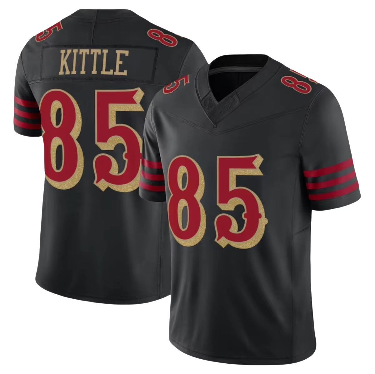 85 George Kittle Black