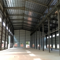 Bâtiment à structure métallique, entrepôt à grande portée pour le stockage industriel et la logistique |   Stockage en entrepôt |   Structure en acier Ganyo