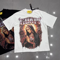 Proveedor Mayorista de Camisetas GUAPI para Hombre, Personalizadas, Deportivas, de Moda Urbana, Retro, con Pedrería, de Algodón, de Manga Corta