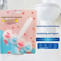 Boule de nettoyage solide suspendue pour toilettes, élimine les taches d'urine, désodorise, laisse un parfum de citron, nettoie en profondeur, produit chimique ménager