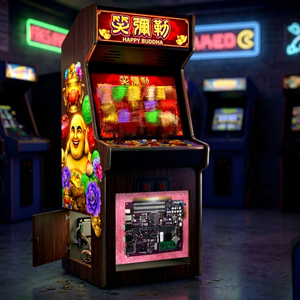 Placa PCB de juego multilínea Happy Buddha Amusement con doble pantalla, interfaz táctil RS232 para salas de juegos arcade, personalizada. - Product Image 5