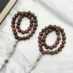 <span class=keywords><strong>Rosario</strong></span> Musulmán Tasbih <span class=keywords><strong>de</strong></span> Madera Wenge <span class=keywords><strong>de</strong></span> 33 Piezas y 10 mm con Espaciador <span class=keywords><strong>de</strong></span> Metal Plateado y Borla, <span class=keywords><strong>Rosario</strong></span> Islámico Dhikr <span class=keywords><strong>para</strong></span> Hombres y Mujeres - Product Image 2