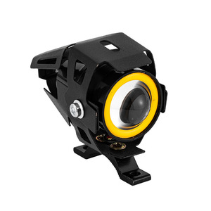 125W Moto Phare LED Moto Brouillard Spot Phare Lampe Angel Eye Moteur Vélo Projecteur Moto <span class=keywords><strong>Accessoires</strong></span> Pour U7 - Product Image 4