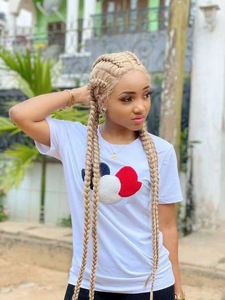 Klaar voor verzending: Fabrikant van synthetisch vlechtenhaar, hoge kwaliteit 13*4 kant-frontal synthetische haarvlechtpruiken voor Afrikanen - Product Image 3