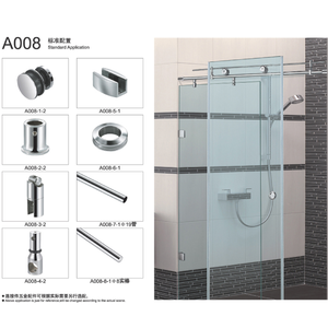 Verre trempé épais de 10mm d'épaisseur, utile pour la douche <span class=keywords><strong>des</strong></span> salles de bains - Product Image 4