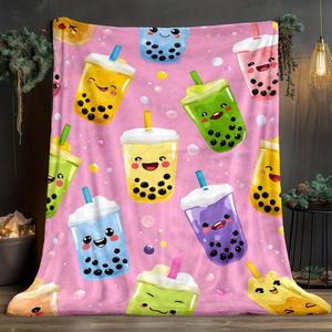 Christmas Christmas Tree Santa Flannel <b>Blanket</b> Throw <b>Blanket</b> Nap <b>Blanket</b> Party Decor Xmas Gift Machine Washable Fade Resistant - Product Image 5