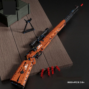 TGL T2031 Sniper Game Gun Model Military <span class=keywords><strong>WW2</strong></span> City Weapons Can Shoot Bullets Bricks MOC Toys Gift Building Blocks Sets - Product Image 2