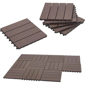 Piastrelle in composito di plastica di <span class=keywords><strong>legno</strong></span> fai-da-te da 300*300mm piastrelle <span class=keywords><strong>per</strong></span> decking in wpc ad incastro <span class=keywords><strong>per</strong></span> <span class=keywords><strong>giardino</strong></span> <span class=keywords><strong>patio</strong></span> esterno - Product Image 3