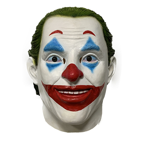 Mayorista Popular Payaso Halloween Props Cosplay Película Personaje Máscara Pascua Terror Accesorio La Máscara <span class=keywords><strong>del</strong></span> <span class=keywords><strong>Joker</strong></span> - Product Image 4