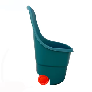 Multi-Functional Enclosed Industrial Garden Bucket <strong>Cart</strong> with Four-Wheel Plastic Trolley OEM Waste <strong>Weeds</strong> Rubbish - Product Image 1