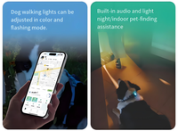 Traceur GPS pour animaux de compagnie en temps réel, localisateur 4G pour chiens et chats avec clôture géographique, dispositif anti-perte