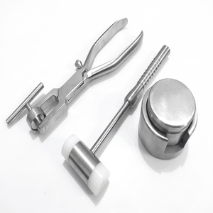 Alicates para trituradora de molino de hueso Dental, Manual certificado CE, acero inoxidable alemán, EN 149-2001 +, base de instrumentos quirúrgicos de más de - Product Image 1