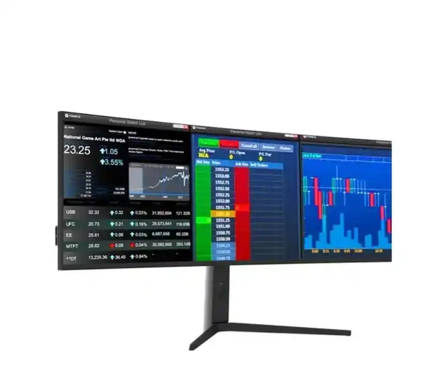 49 Inch Curved Ultrawide Screen Monitor with Type c Monitor 144hz 5K Gaming Monitor