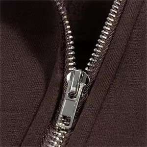 <span class=keywords><strong>Felpa</strong></span> <span class=keywords><strong>con</strong></span> <span class=keywords><strong>cappuccio</strong></span> <span class=keywords><strong>con</strong></span> <span class=keywords><strong>cerniera</strong></span> taglio Extra large <span class=keywords><strong>con</strong></span> fodera in bianco a forma quadrata per abbigliamento Casual da <span class=keywords><strong>uomo</strong></span> - Product Image 4