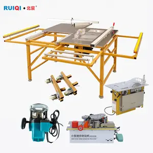 Hight Quality Chain Safety Cover Automatic Sliding Small Table Panel Wood Cutter Woodworking Portable Mdf Saw