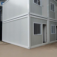 Magasin conteneur moderne de 20 pieds et 40 pieds en kit, avec 3 chambres, en acier robuste, conception pliable et portable pour application en centre commercial