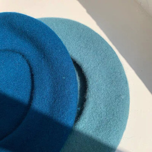 Boina <span class=keywords><strong>de</strong></span> Lana Británica Vintage para Mujer HT-0107, <span class=keywords><strong>Gorro</strong></span> <span class=keywords><strong>de</strong></span> Pintor Engrosado, Boina Lisa Versátil Tipo <span class=keywords><strong>Calabaza</strong></span> para Mujer - Product Image 2