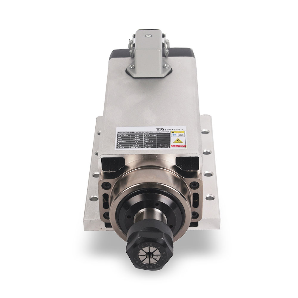 GDZ80*73-2.2 2.2kw Air Cooled Spindle Motor for CNC Tools