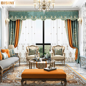 Cortinas Colección Bourgeoisie Estilo Luis XVI con Borlas y Tejido Satinado para Comedores Formales - Product Image 1