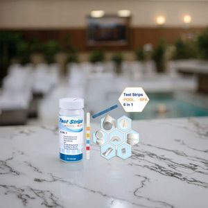 Strisce Reattive Altamente Efficaci per Test di Piscine e Spa ad Acqua Salata, Kit di Analisi Accurato per Bromina, Cloro Libero, Alcalinità Totale e pH - Product Image 6