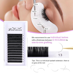 Biểu Tượng Tùy Chỉnh Cá Nhân Lông Mi Mở Rộng Bán Buôn Cổ Điển Mở Rộng Lông Mi 0.07 Mm Lông Mi Giả C D Curl Tự Nhiên Lông Mi - Product Image 6