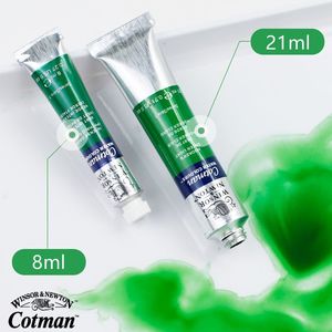 Paquete especial de acuarela sólida transparente <span class=keywords><strong>Winsor</strong></span> & <span class=keywords><strong>Newton</strong></span> para bocetos de bricolaje, Paquetes individuales de 8ml y 21ml en lienzo - Product Image 4