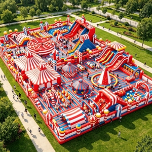 Grande Scivolo Gonfiabile Commerciale per Parchi Divertimento e Giochi Sportivi - Product Image 1