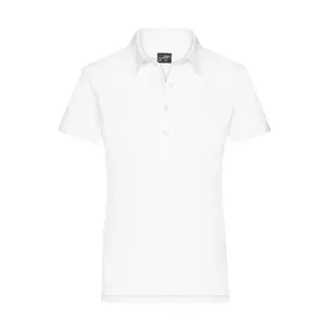 Polo uni pour femmes, merchandising personnalisé - Product Image 3
