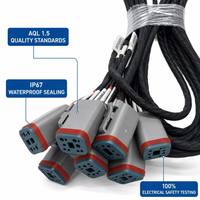 Kabel Fleksibel Industri Kustom OEM, Kabel Harness Konektor 64 Pin untuk Lengan Robot Mesin Pemrosesan CNC