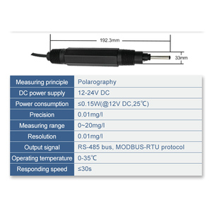 Détecteur de qualité de l'eau en ligne JXCT DO, capteur intelligent pour l'élevage piscicole, mesure de la teneur en oxygène dissous dans l'eau - Product Image 2