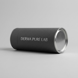 Caja Cilíndrica de Papel Redonda con Lámina Plateada Personalizada para Crema o Suero Facial Antienvejecimiento, Fabricante de Envases de Belleza Personalizados - Product Image 1