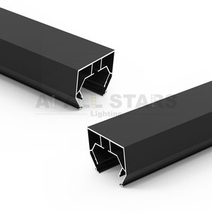 Profils en aluminium pour plafond tendu, profilés souples pour plafond de maison d'hôtes, luminaires LED à double rail, rideaux, profilés en aluminium - Product Image 5