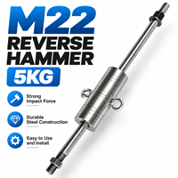 Marteau à inertie M22 en alliage d'acier de 5 kg à fort impact pour l'extraction et le retrait de trépaneries diamantées pour le perçage de béton