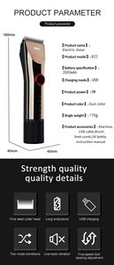 <span class=keywords><strong>Tondeuse</strong></span> à cheveux électrique professionnelle MRY <span class=keywords><strong>tondeuse</strong></span> à cheveux pour hommes charge rapide <span class=keywords><strong>tondeuse</strong></span> à cheveux <span class=keywords><strong>tondeuse</strong></span> à barbe kit de toilettage - Product Image 4