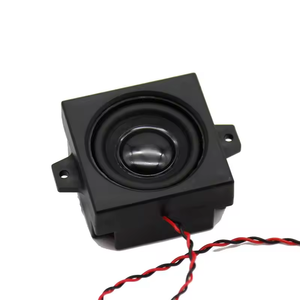 Approvisionnement d'usine 4040 cavité haut-parleur 40*40MM cadre carré avec trou de fixation 8 Ohm 5W haut décibel 88dB haut-parleurs klaxon avec fils - Product Image 2