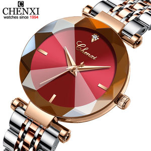 Personalizar Original a estrenar de moda correa de acero inoxidable relojes de cuarzo simples señoras mujeres reloj para <span class=keywords><strong>mujer</strong></span> chica - Product Image 2