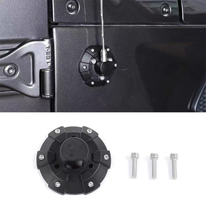 Cubierta de Base de Antena de Radio, Tapa de Montaje de Carcasa de Antena, Compatible con <span class=keywords><strong>Jeep</strong></span> <span class=keywords><strong>Wrangler</strong></span> 2007-2026+ JK JKU JL JLU Gladiator JT 4xe - Product Image 1