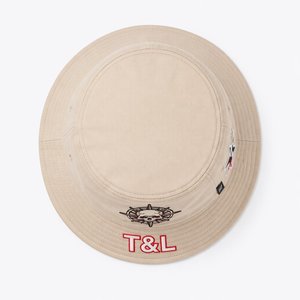 Bob personnalisé avec logo, 100 % coton sergé, patch en chenille, broderie plate, fournisseur de casquettes tendance - Product Image 5