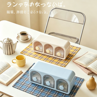 Boîte à épices portable multi-compartiments Monr Pullout, organiseur de rangement pour assaisonnements de cuisine, boîte de rangement de bureau pour la maison