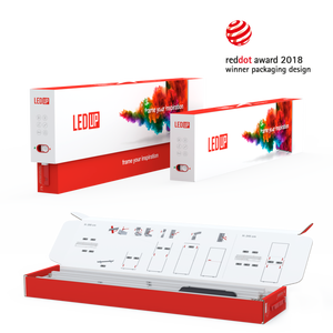 BIG LEDUP – cornice luminosa modulare e wireless per fiere e POS - Product Image 3