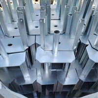 Prix d'usine galvanisé réglable en acier Prop U tête de fourche pour la construction