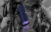 Enceinte sans fil A29 Lampe colorée Enceinte Bluetooth portable pour la randonnée et les voyages