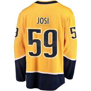 Groothandel Borduurwerk Nashville Predator IJshockey Jersey # 9 Filip Forsberg # 59 Roman Josi # 91 Steven Stamkos hockeyuniform - Product Image 4
