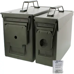 ammo box safe 30 Cal Metal ammo storage box/cans/case/matel