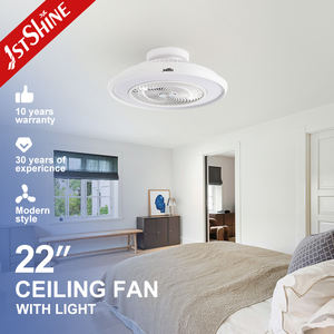 1stshine ventilateur <span class=keywords><strong>de</strong></span> <span class=keywords><strong>plafond</strong></span> led blanc encastré protection des yeux éclairage LED ventilateur <span class=keywords><strong>de</strong></span> <span class=keywords><strong>plafond</strong></span> avec télécommande - Product Image 2