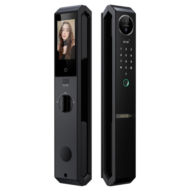 Home Smart Door Lock Fingerprint Single Door Lock Handle Digital Smart Door Lock for Apartment