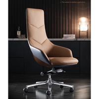 Chaise de bureau de direction ergonomique de luxe moderne, réglable, en cuir, électrique, accessoire de bureau
