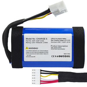 Batería Original <span class=keywords><strong>jbl</strong></span> <span class=keywords><strong>Charge</strong></span> <span class=keywords><strong>5</strong></span> al por Mayor GSP-1S3P-CH40 3.6V 7500mAh de Iones de Litio para Repuesto de Altavoz <span class=keywords><strong>JBL</strong></span> <span class=keywords><strong>Charge</strong></span> <span class=keywords><strong>5</strong></span> - Product Image 1
