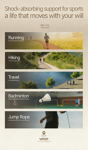 <span class=keywords><strong>Zapatillas</strong></span> Deportivas para Hombre y Mujer con Suela de Dientes de Tiburón Vissar, Resistentes al Agua, con Absorción de Impactos y Rebote, Bajo MOQ - Product Image 5