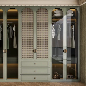 Portable chambre meubles armoires <span class=keywords><strong>moderne</strong></span> luxe armoire armoire Durable meubles en bois maison <span class=keywords><strong>entrée</strong></span> armoire de rangement - Product Image 4